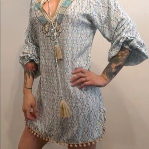 Long sleeve mini lose fit dress